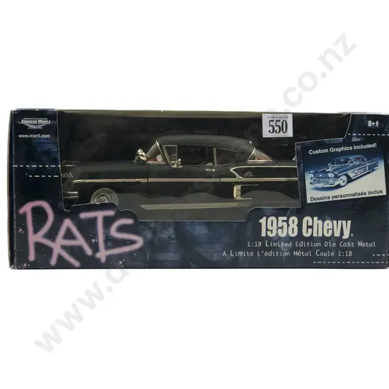 Ertl American Muscle Boxed 1:18 Rats 1958 Chevy