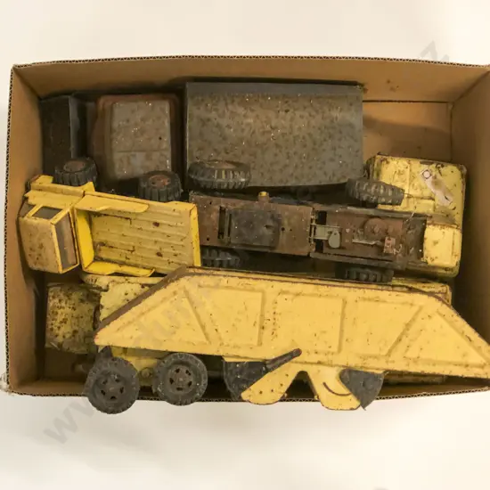 Qty Small Tonka and Other Tinplate Vehicles