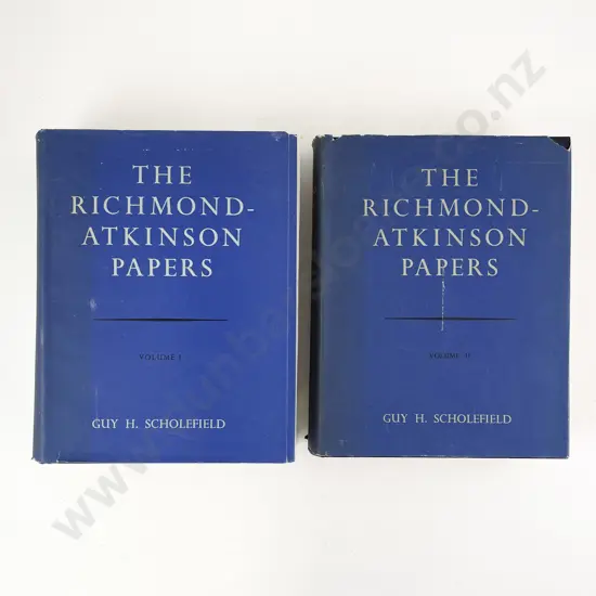 Scholefield Guy H (Editor) The Richmond-Atkinson Papers (2 Volumes)