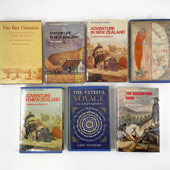 7 NZ Historical Related Books (Chiefly Reprints)