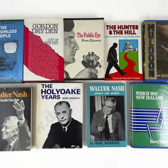 9 Volumes - NZ Prime Ministers Etc