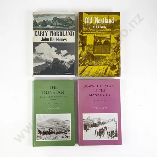 4 Volumes On Fiordland Westland & Otago