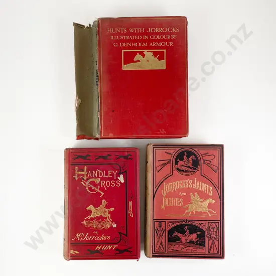 3 Classic British Jorrocks Sporting Volumes