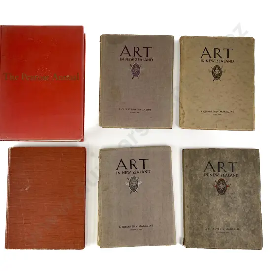 5 Volumes Of Art In New Zealand A Quarterly Magazine