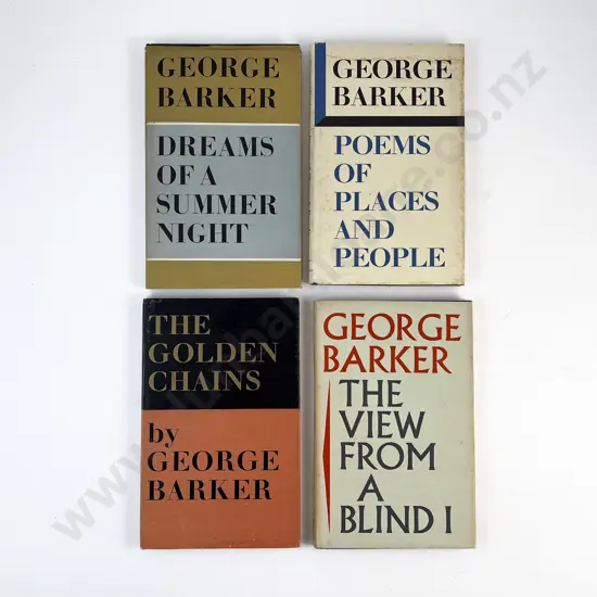 4 Volumes By George Barker