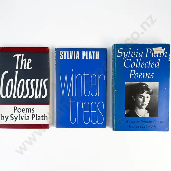 3 Volumes By Sylvia Plath