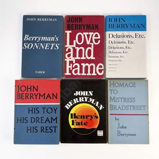 6 John Berryman Volumes