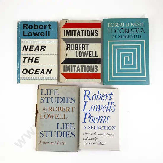 5 Volumes By Robert Lowell