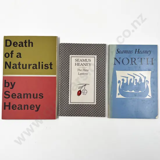 3 Poetry Volumes By Seamus Heaney