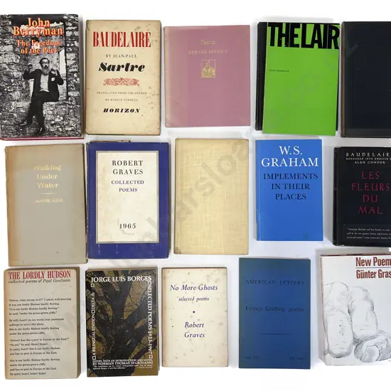 Carton Of Assorted Poetry Books