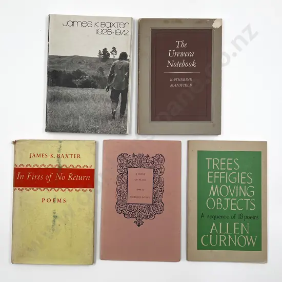 2 James K Baxter Books
