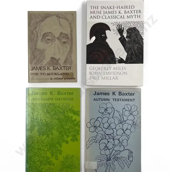 4 James K Baxter Volumes