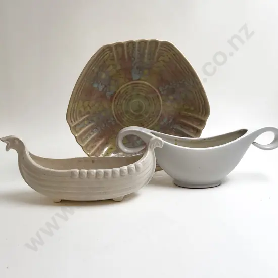 Beswick Footed Dish with Two Flower Troughs