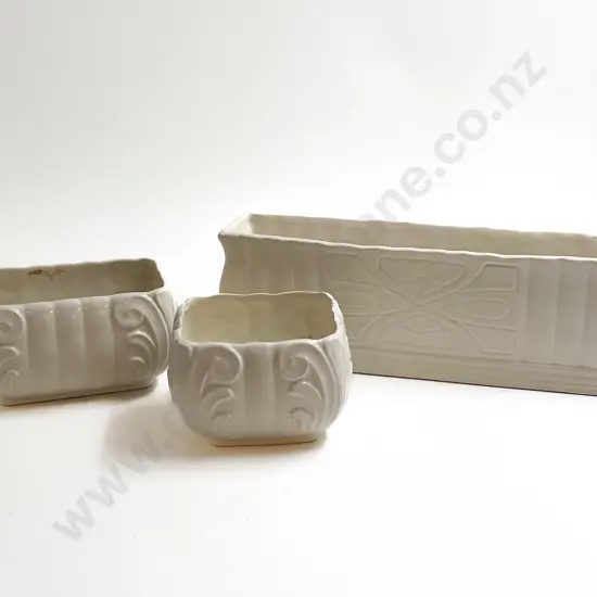 Beswick Flower Trough with Two Smaller Others