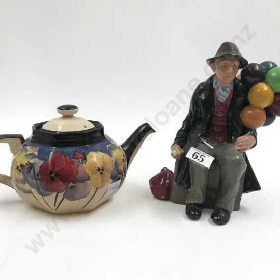 RD Figure "The Balloon Man" together with RD Teapot