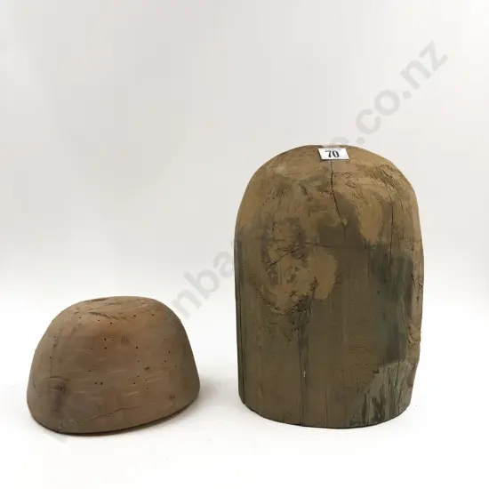 Two Vintage Hat Blocks Etc.
