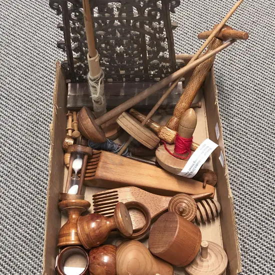 Qty of Assorted Vintage Woodware