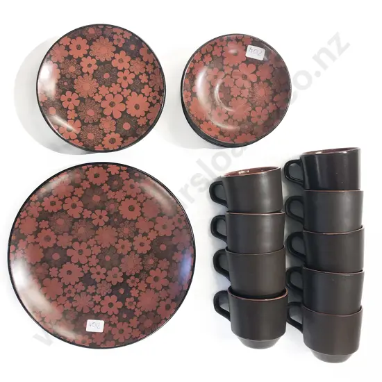 Crown Lynn Part Breakfast Set