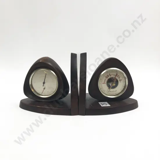 Pair of Berometer Bookends