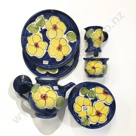 C.Conroy Hand Painted Part Breakfast Set
