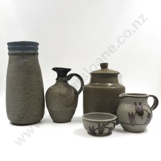 Five Pieces of Assorted NZ Pottery