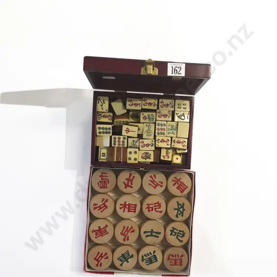 Boxed Mahjong Set Etc.