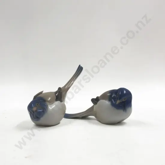 Two B & G Bird Ornaments