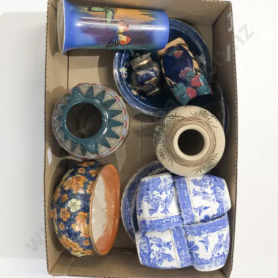 Qty of Assorted Fancy China and Stoneware incl Amphora