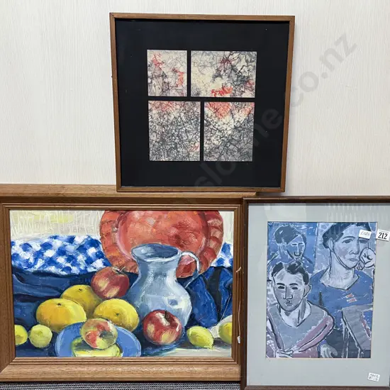Unknown Artist - Still Life & Two Others