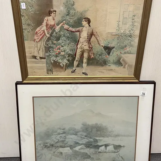 Charles Heaphy Print together with G.Ferris Print