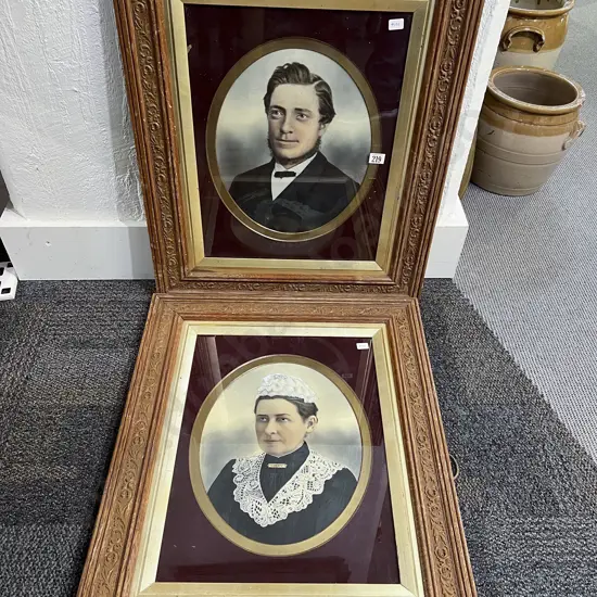 Two Handcoloured Photographs