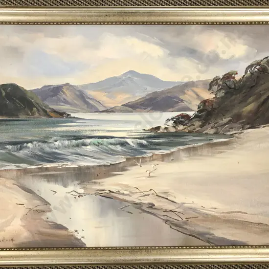 Da'Vella Gore - "Little Bay" - Oil on Board