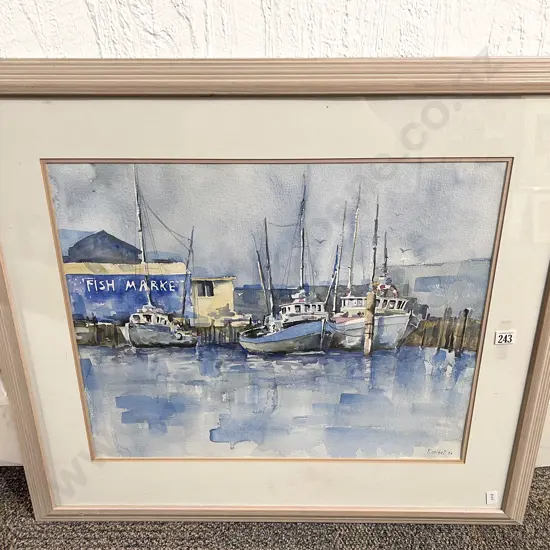 Jim Campbell "Fish Market