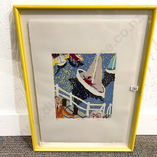 Bernard Ollis "The Quay" Ltd Ed Print