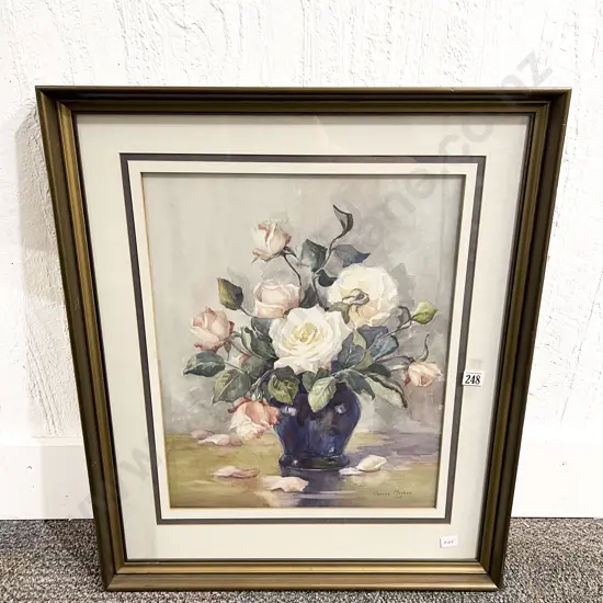 Nancye Meehan Floral Still Life Watercolour