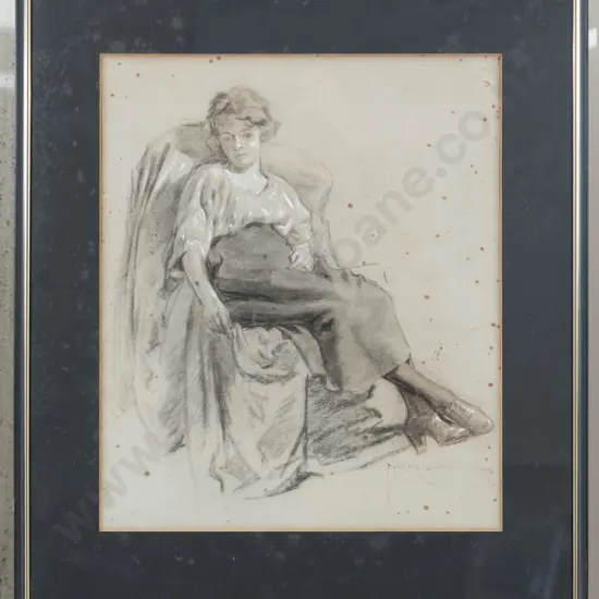 P King  - Figure Study (a/f)