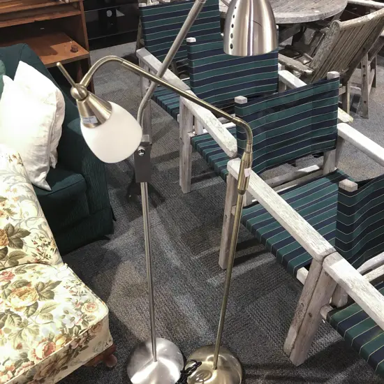 Two Modern Flexi Floor Lamps