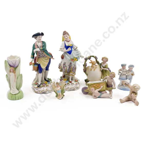 Bisque and China Fancy Figurines