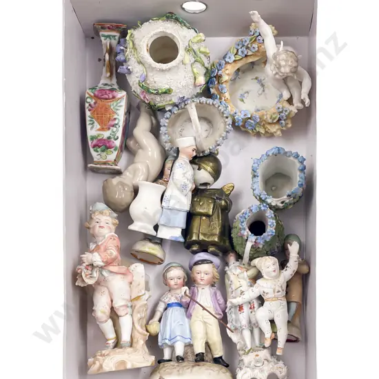 Victorian Bisque and China Figurines and Assorted