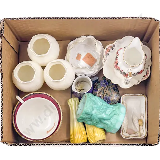 Royal Worcester Posy Pots With Molded Glass and Assorted