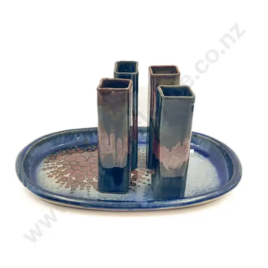 Four Vases and Platter by Paul Wotherspoon