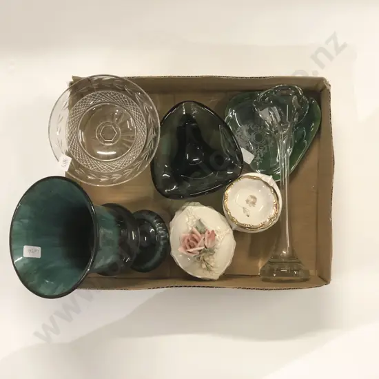 Qty of Assorted Including Blue Mountain Pottery Vase