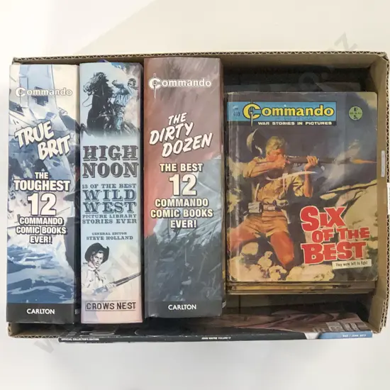 Qty of Assorted Commando Comic Books Etc.