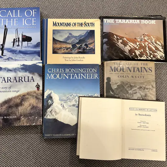 Qty of Assorted Mountaineering Reference Volumes(PHOTO CHANGE)