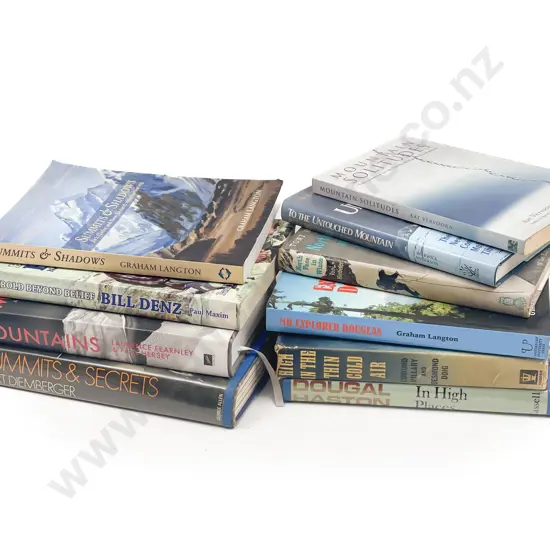 Qty of Assorted Mountaineering Reference Volumes