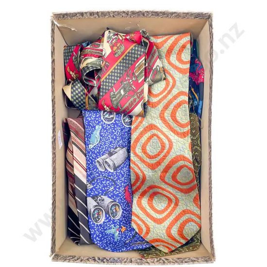 Qty of Assorted Vintage Silk and Other Dress Ties