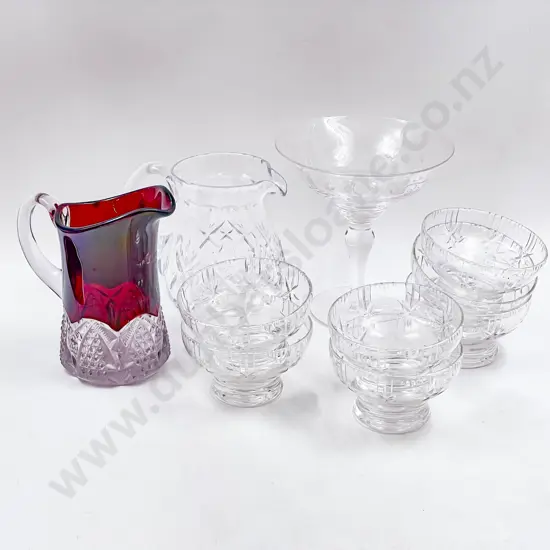 Qty of Assorted Stuart Crystal and Others