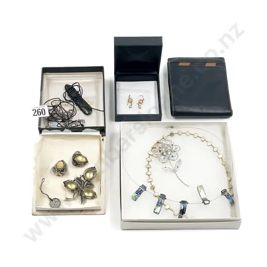 Qty of Assorted Costume Jewellery together with Leather Wallet