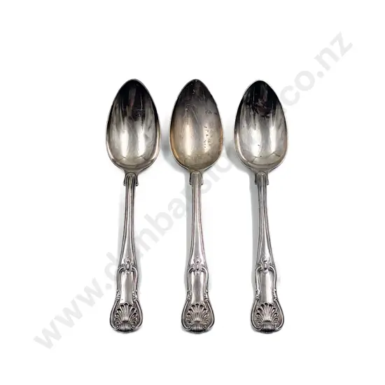 Three Scottish S/SKing's Pattern Tablespoons