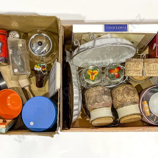 Two Boxes of Assorted Kitchenalia